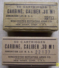 M1 Carbine Ammo Cartons
