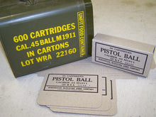 .45 ACP Ammo Cartons