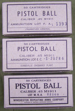 .45 ACP Ammo Cartons